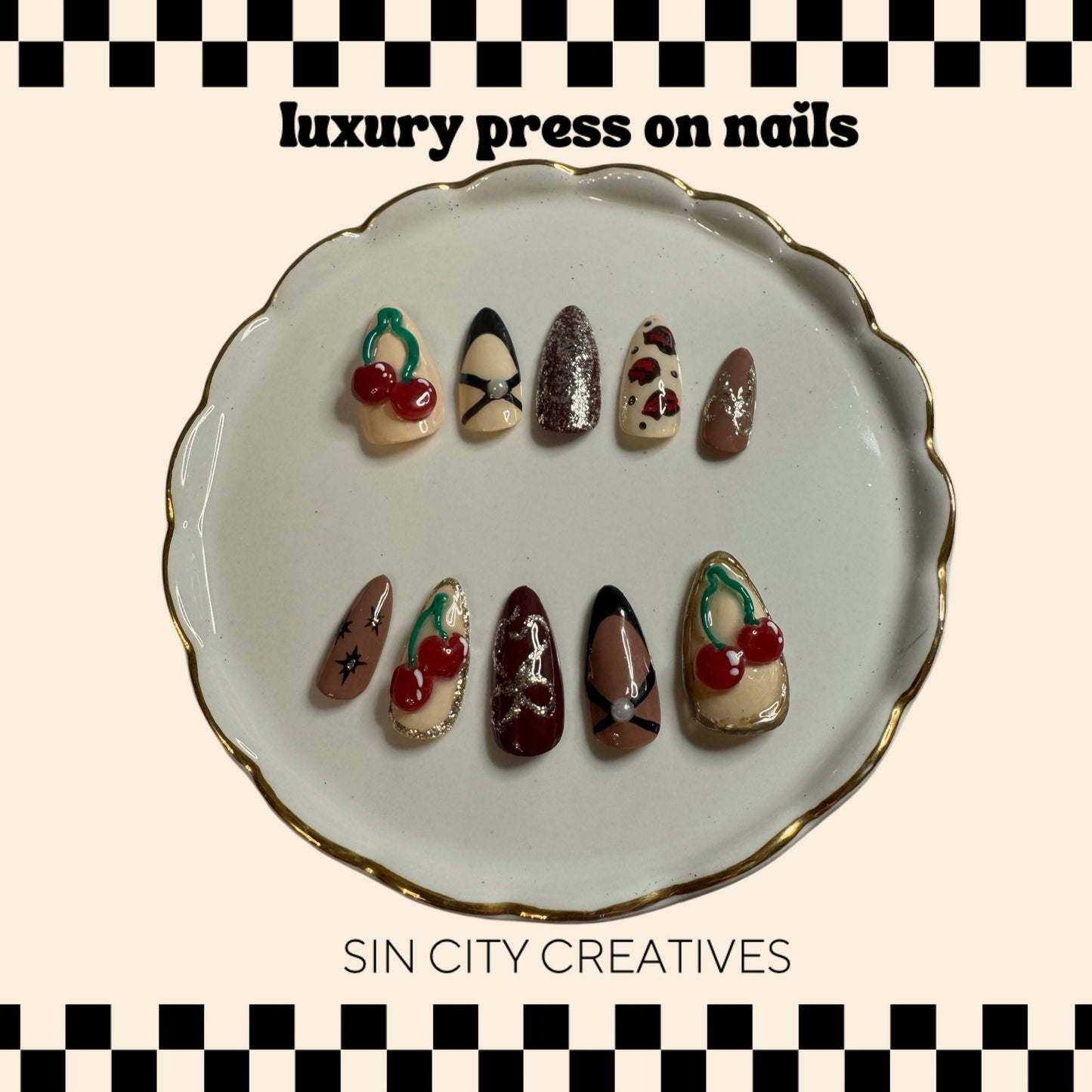 3-D Cherry Pop Design